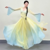古典舞蹈服2026新款 渐变纱衣仙气飘逸大摆裙中国舞练功服演出服装