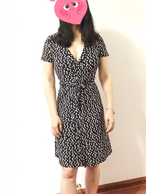 MANGO女装蝴蝶结连衣裙现货