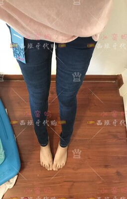 CALZEDONIA小蛮妈西班牙ISKO柔肤高腰显瘦小脚牛仔裤现货800