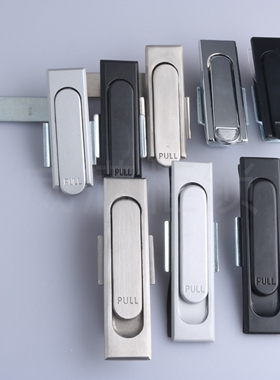 威满 MS717-1-2不锈钢平面锁 配电防水控制机柜锁 上提旋转式门锁