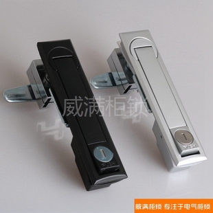 天地連桿鎖 機(jī)箱機(jī)柜用鎖 MS731 電箱鎖 配電柜門鎖 3黑 威滿柜鎖