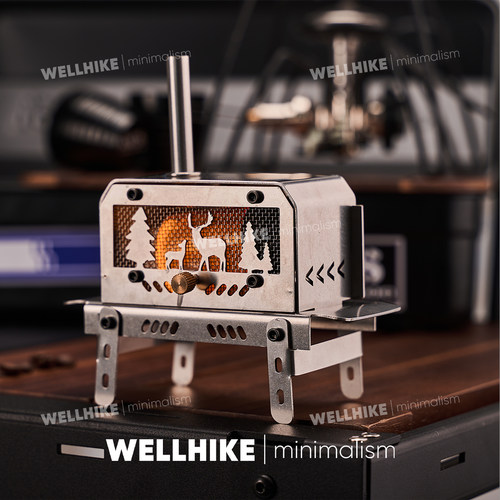 WELLHIKE户外露营麋鹿香炉迷你焚火台居家香薰炉氛围艺术福禄香炉