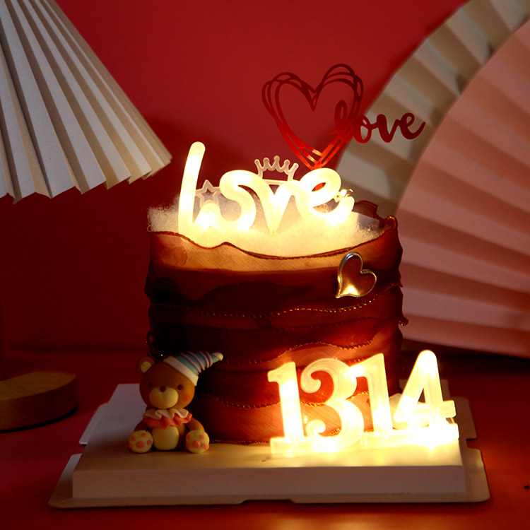 LOVE暖黄闪灯鲜花装扮蛋糕礼品1314表白灯520情人节派对甜品装饰怎么样,好用不?