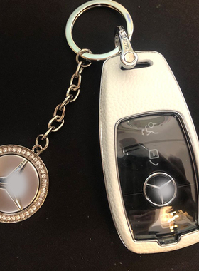 适用于奔驰C260l钥匙套gle级glc包glA200L壳GLK男S女c200l扣E300L