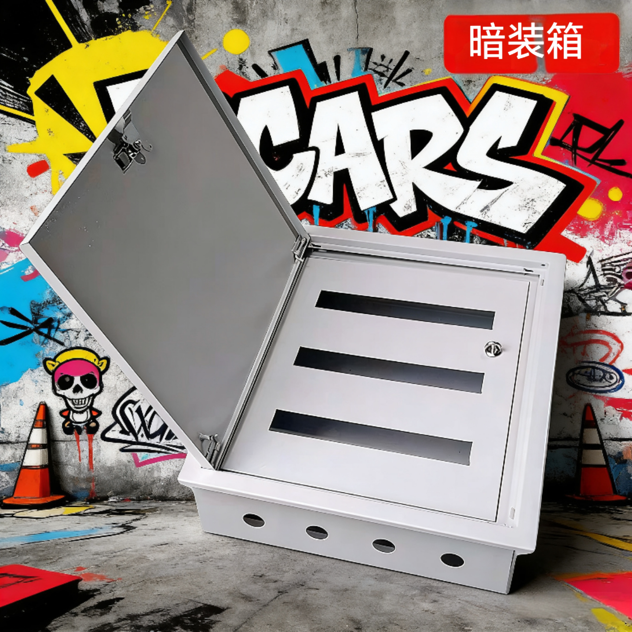 暗装配电箱内外门配电箱盖板定制双层门配电箱室内家用电箱成套