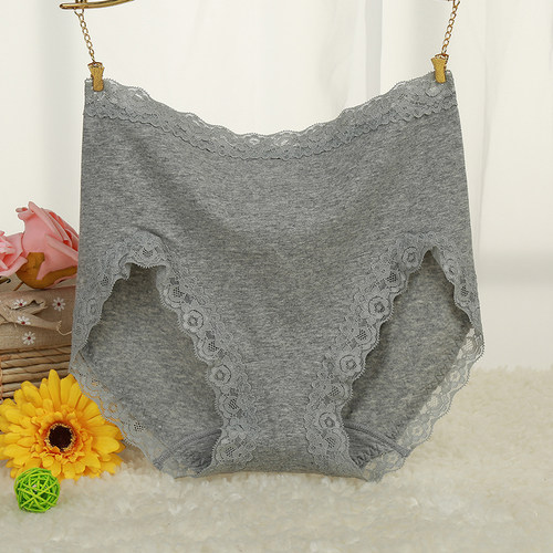 内裤女纯棉高腰三角裤100%全棉