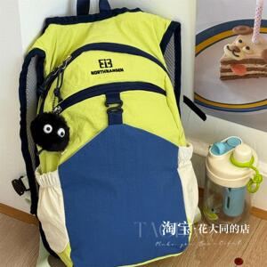 户外徒步登山包女小众设计旅行休闲百搭轻量化骑行运动背包双肩包