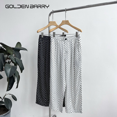 GOLDENBARRY|金和百瑞2025年夏555086松弛感人丝波点气球裤