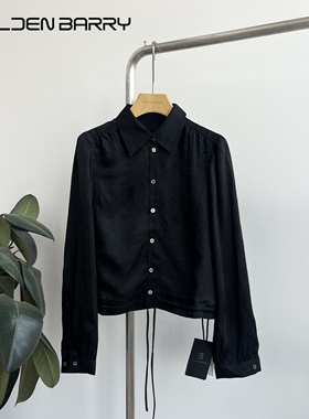 GOLDEN BARRY｜金和百瑞2025年春212600精致翻领醋酸衬衫