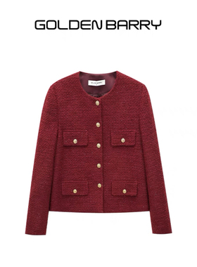 GOLDEN BARRY金和百瑞冬季【新年系列】复古气质小香外套124105