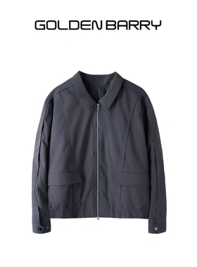 GOLDEN BARRY金和百瑞2024年冬季男装韩系休闲保暖夹棉外套171007