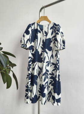 GOLDEN BARRY|金和百瑞2025年夏度假风印花连衣裙301314