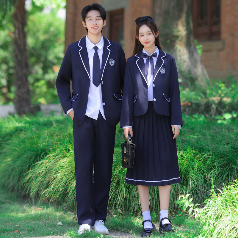 情侣装小西装合唱学院风学生班服表演服
