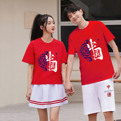 实拍2023新款初中高中生学生班服