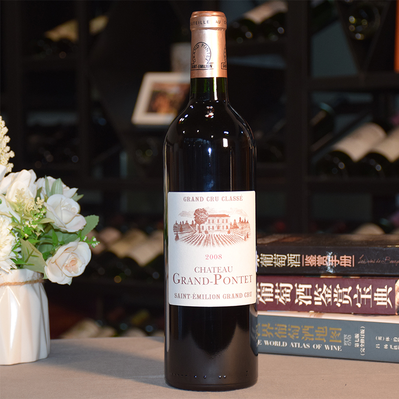 2008格兰庞特圣爱美隆特级法国名庄进口红酒Chateau Grand-Pontet