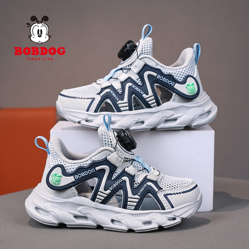 巴布豆男童鞋透气网面网鞋夏季款中大童单网男孩鞋子儿童运动鞋女