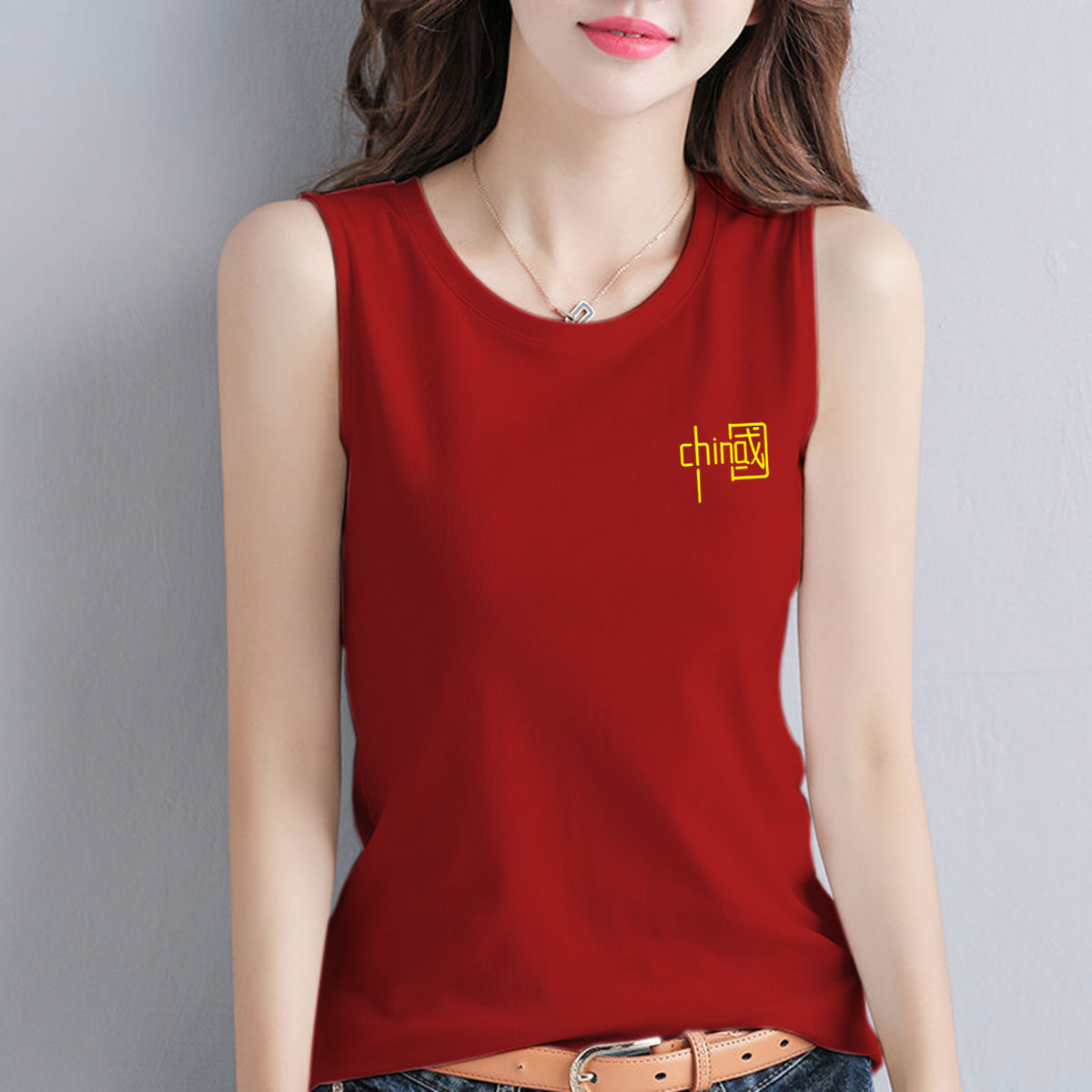 全棉内搭吊带背心女夏外穿