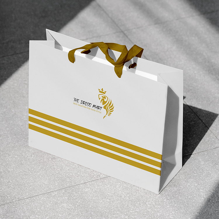 纸袋定制手提袋购物袋价格品牌标志豪华纸购物服装包装礼品袋