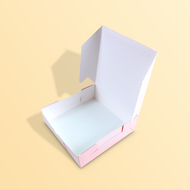 纸袋定制手提袋购物袋便宜的粉红色白色卡片可生物降解纸盒蛋