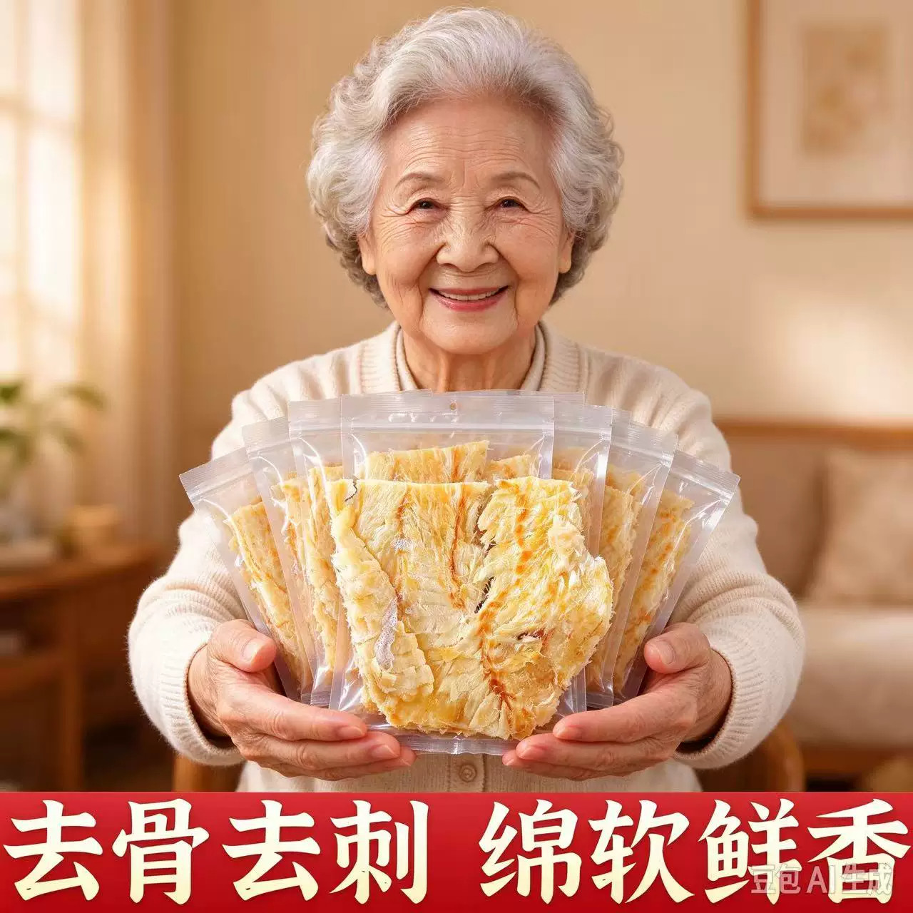 铂瑾即食鳕鱼片去骨去刺高蛋白碳