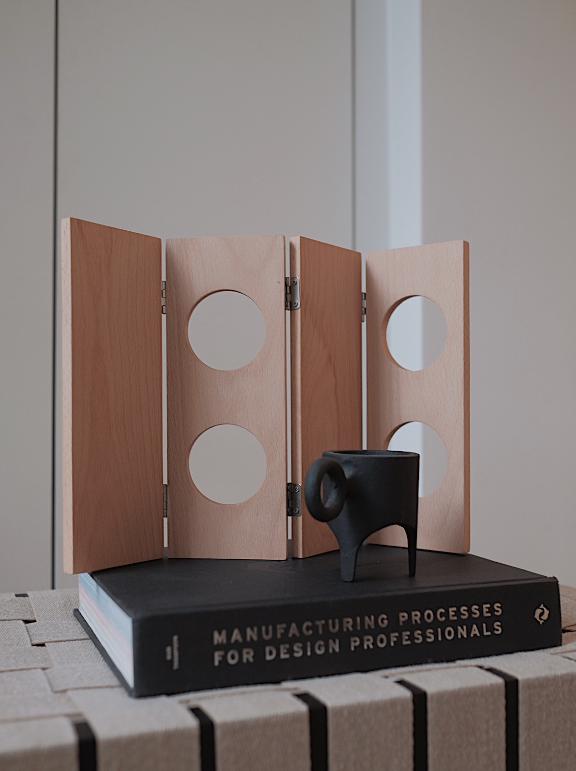 JFdesign桌面屏风中古风氛围摆件