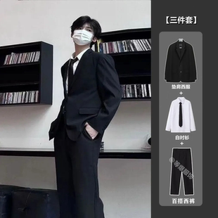 西服套装 伴郎新郎结婚商务休闲职业正装 男士 修身 外套韩版 春秋新款