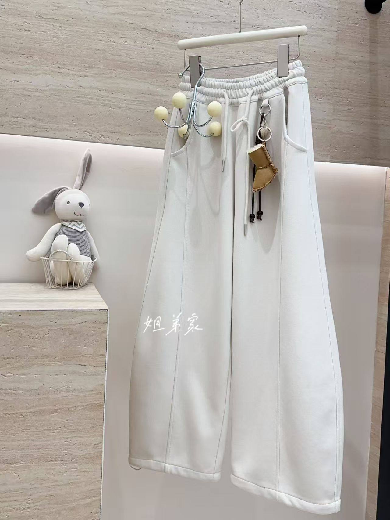 儿童年款洋气卫裤2026春款中大童韩版百搭休闲弯刀裤可抽绳老爹裤,童装/婴儿装/亲子装,运动裤卫裤,淘宝优惠券,粉丝福利购,淘宝优惠卷