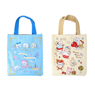 日本chiikawa不思议 国度单肩包吉伊咔哇帆布包卡通可爱手提包