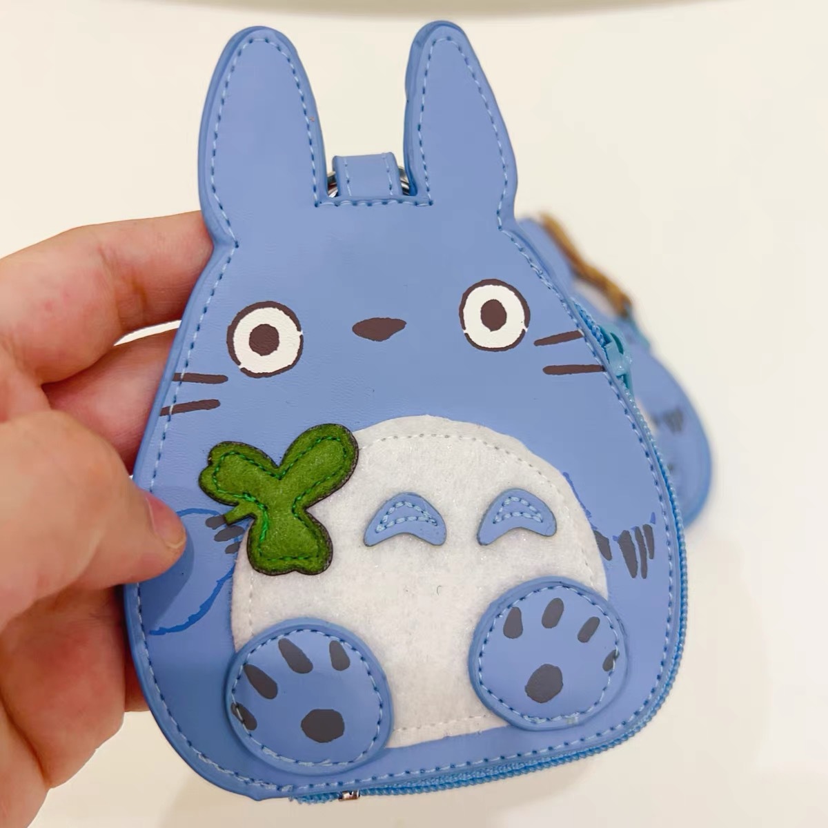 日本龙猫pu皮小挂件可爱卡通硬币收纳小包印花收纳钥匙扣创意礼物