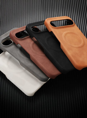 复古羊皮适用于谷歌Pixel 10proXL/10pro磁吸手机壳肤感Google Pixel 9proXL保护套8A/7A防摔8pro/7pro羊巴皮