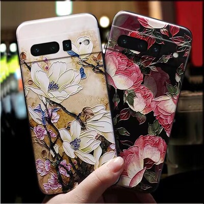 适用于浮雕牡丹谷歌Pixel
