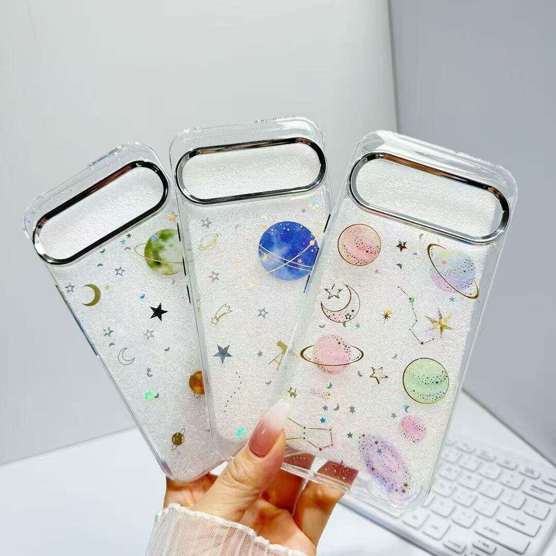 适用于宇宙星球适用于Google Pixel10proXL手机壳谷歌Pixel10pro星空9pro/8pro滴胶8A/9A保护套9proXL闪粉