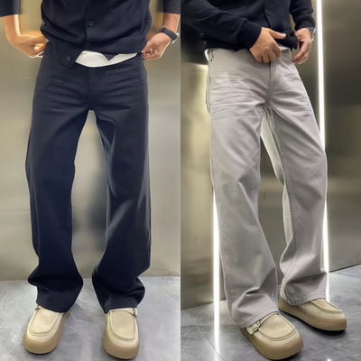 轻奢高品质美式复古牛仔休闲裤