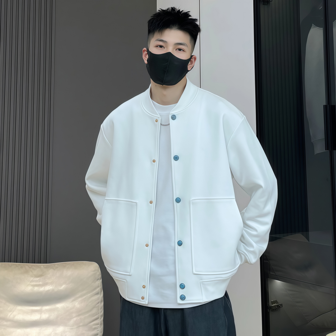 【直播间同款】男士棒球领夹克外套高品质爆款时尚设计感男女同款
