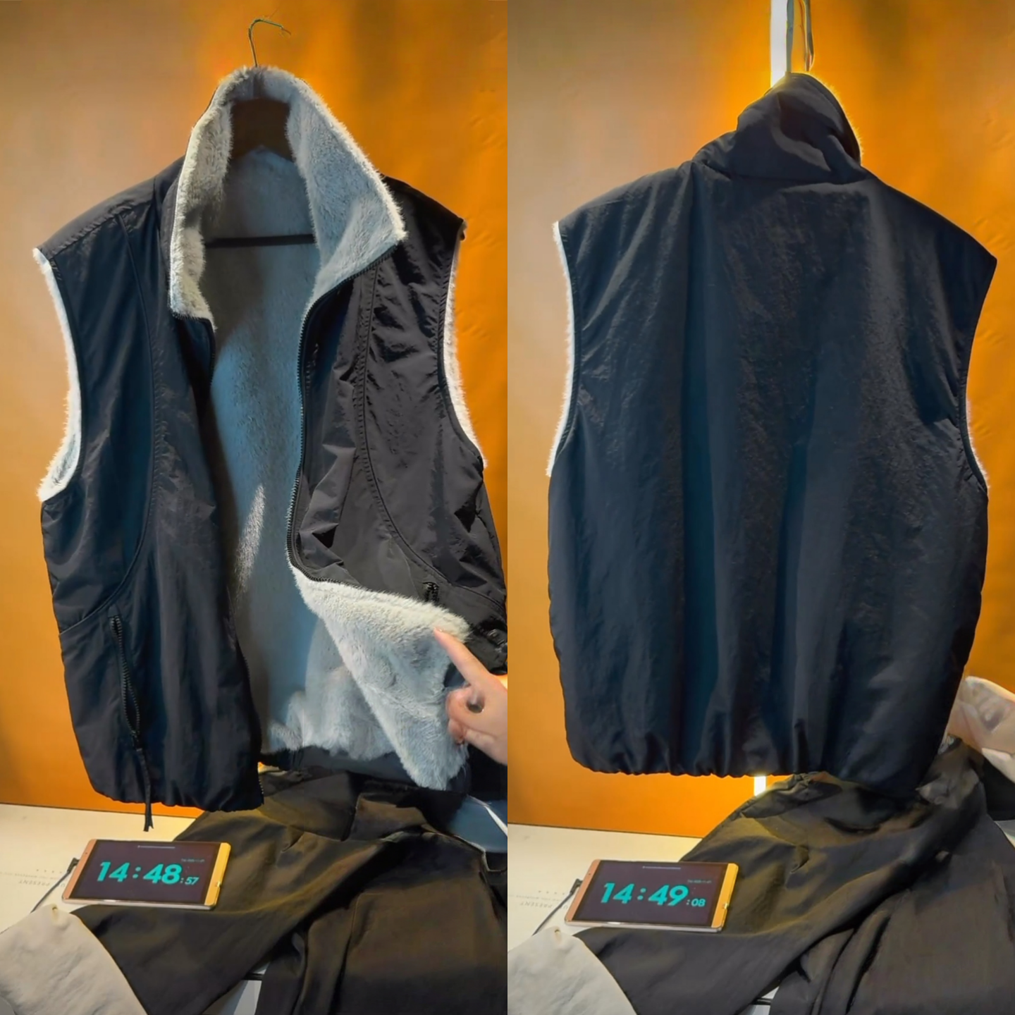 冬季季新款男士时尚加绒马甲