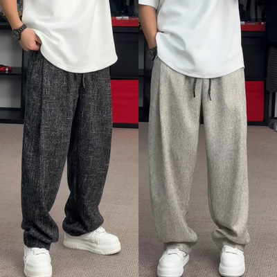 韩版时尚潮流垂感休闲裤