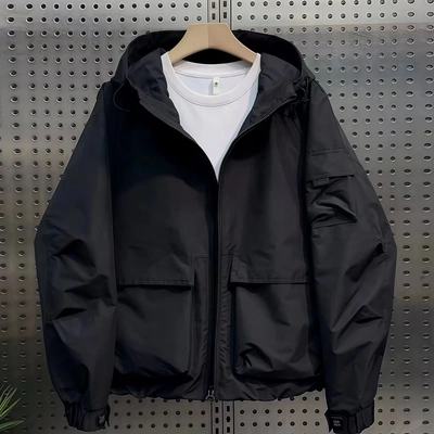 男士秋季连帽外套夹克