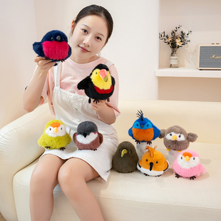 爱鸟系列节日文创玩偶创意装饰心意摆件活动幸运公仔礼物