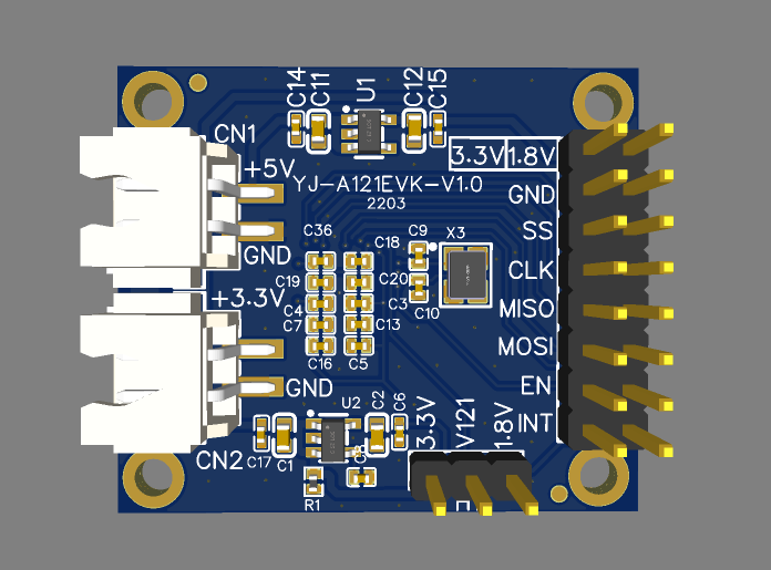 Acconeer PCR雷达传感器A121芯片开发板demo板雷达液位计物位计