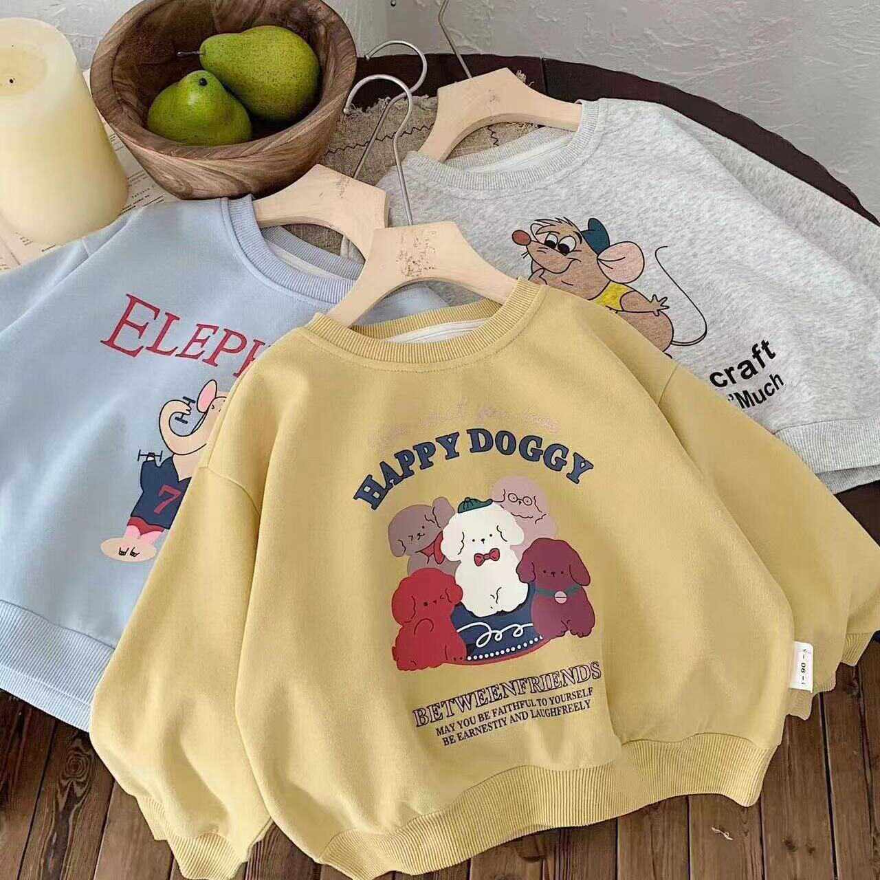 儿童春款卫衣卡通2025新款男童印花套头衫韩版宝宝长袖T恤女,童装/婴儿装/亲子装,卫衣/绒衫,淘宝优惠券,粉丝福利购,淘宝优惠卷