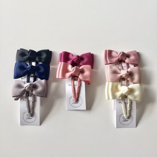 现货BOWSBYSTAER手工蝴蝶结BB夹