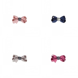 staer儿童手工蝴蝶结发夹带闪片刘海夹气质款 6厘米 现货bow