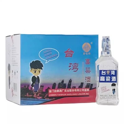 金台顺高粱酒钢扣款纯粮白酒52度浓香型580mlx6瓶/12瓶装包邮