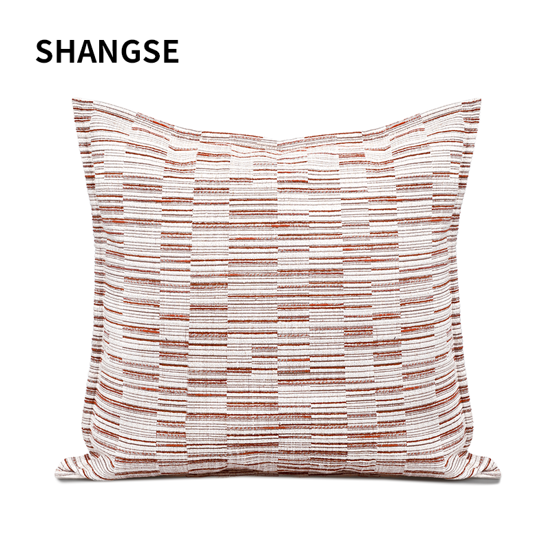 尚塞原创设计侘寂风中古风民宿样板房展厅抱枕条纹质感沙发靠枕,居家布艺,靠垫/抱枕,淘宝优惠券,粉丝福利购,淘宝优惠卷