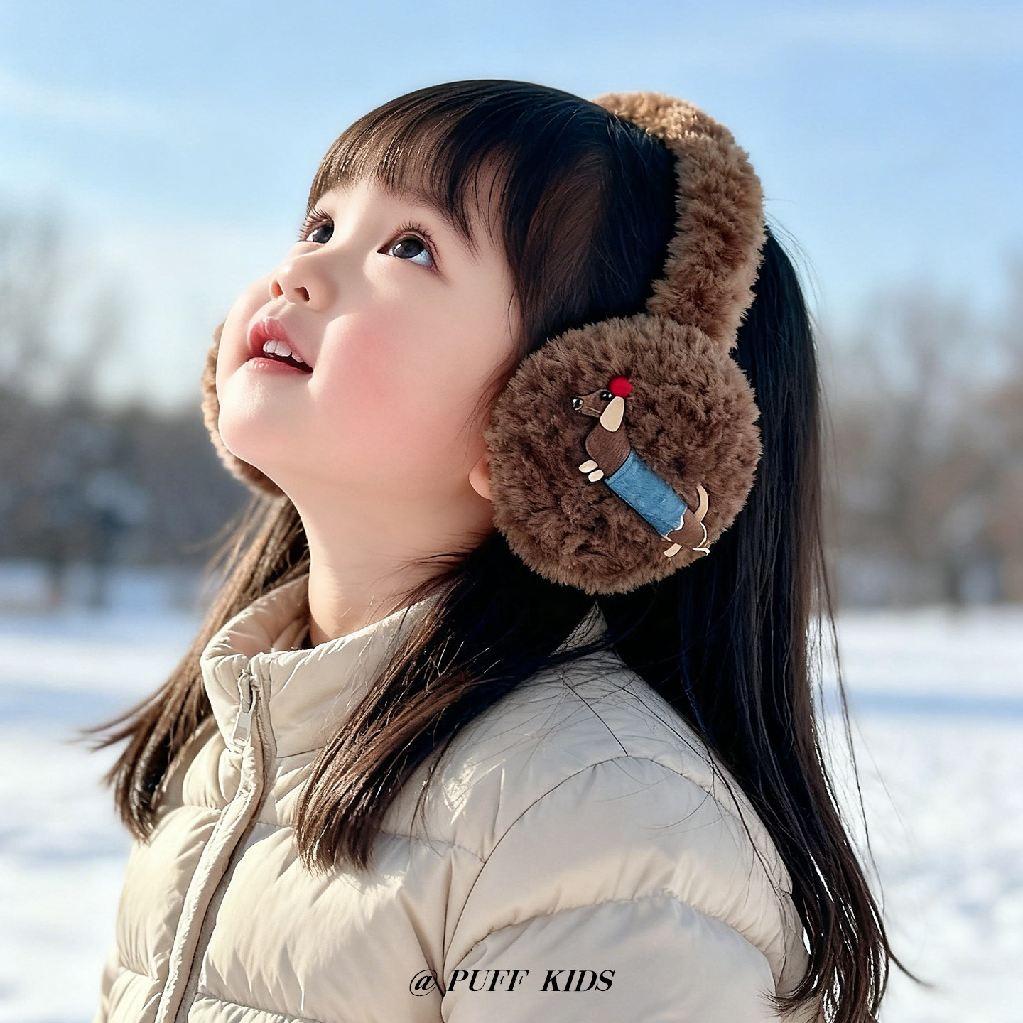 儿童耳罩可爱卡通贴布毛绒耳暖冬季男女童宝宝防风保暖护耳耳罩潮,童装/婴儿装/亲子装,耳套/耳暖,淘宝优惠券,粉丝福利购,淘宝优惠卷