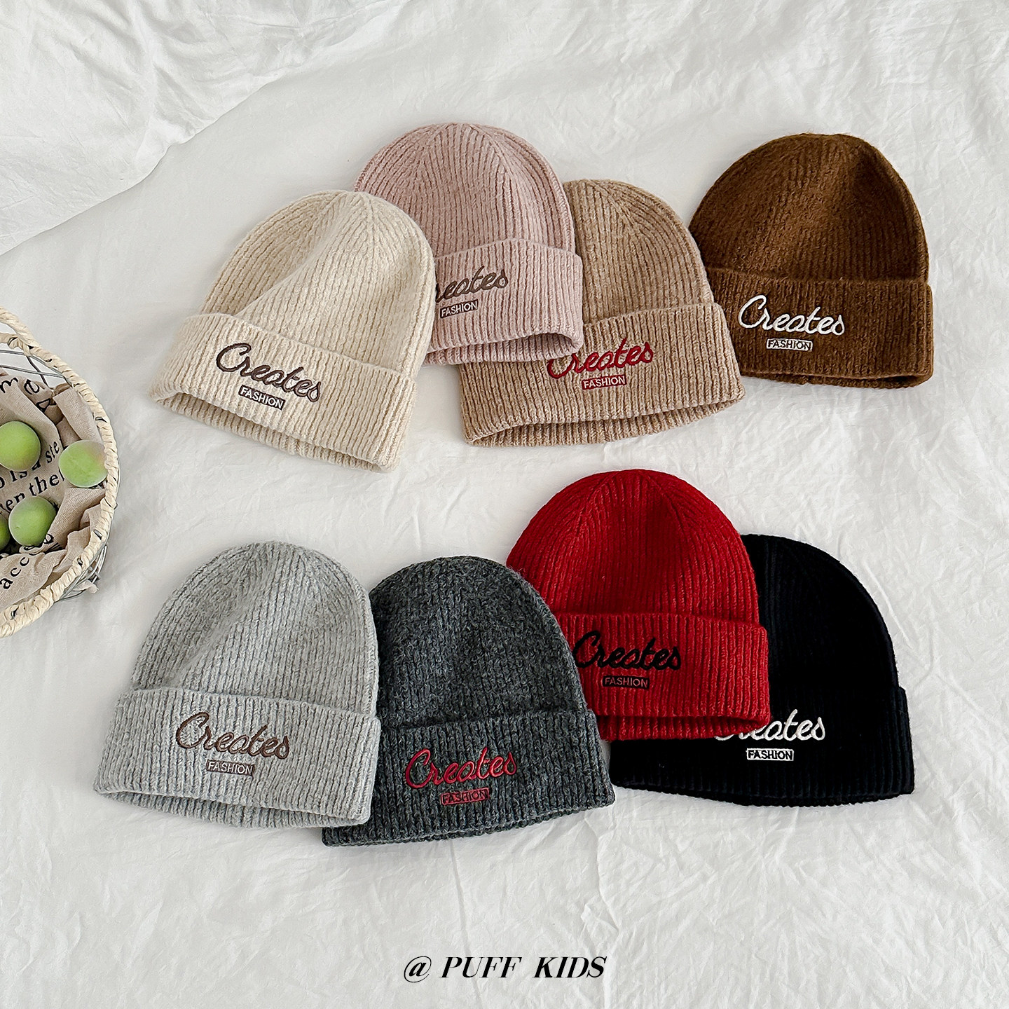 儿童帽子韩系ins秋冬季洋气百搭宝宝针织护耳帽男女童毛线帽冷帽,童装/婴儿装/亲子装,帽子,淘宝优惠券,粉丝福利购,淘宝优惠卷