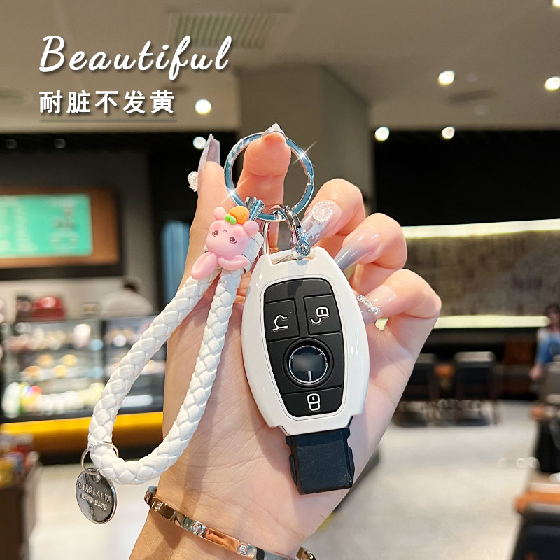 专用奔驰老款钥匙套S级C200L/a180gla200glc260E300L车高档扣女壳 汽车用品/电子/清洗/改装 车用钥匙包 原图主图