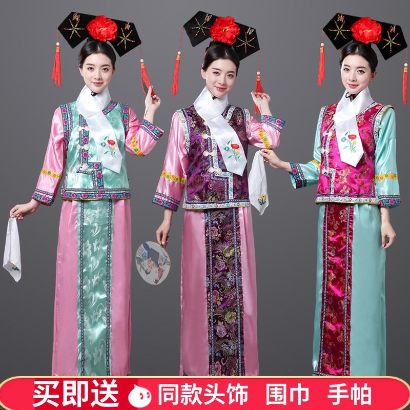 清朝的服装妃子,清朝服装,清朝妃子_大山谷图库