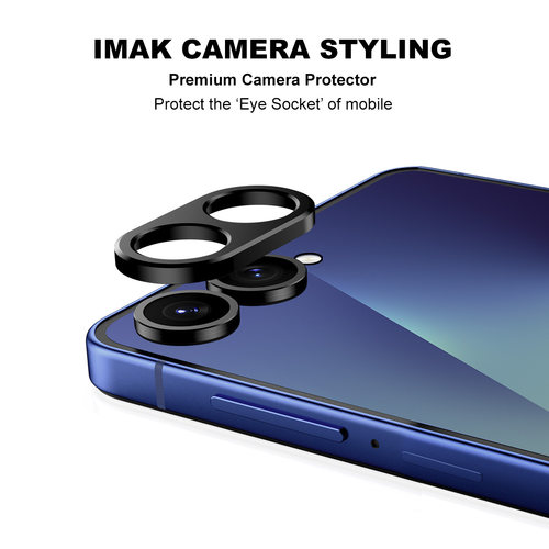 imak适用于三星Samsung Galaxy Z Flip8 5G金属铠甲镜头圈后摄像头贴手机防爆保护圈耐磨镜头盖一体膜组