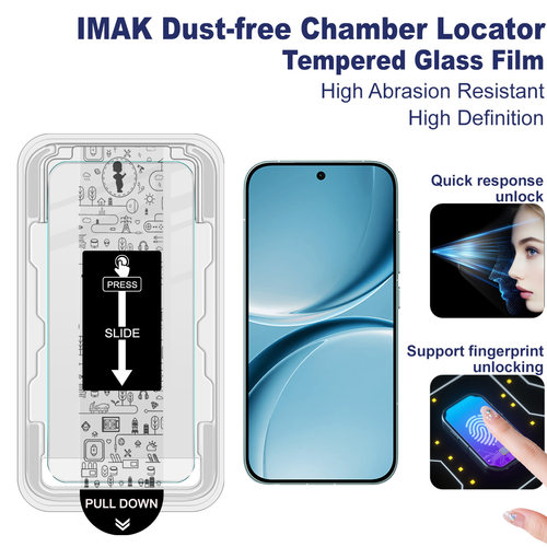 imak适用红米Turbo5 Max POCO X8 Pro Max钢化玻璃膜手机膜高透防偷窥保护膜防窥高清防摔贴膜非全屏无尘仓膜